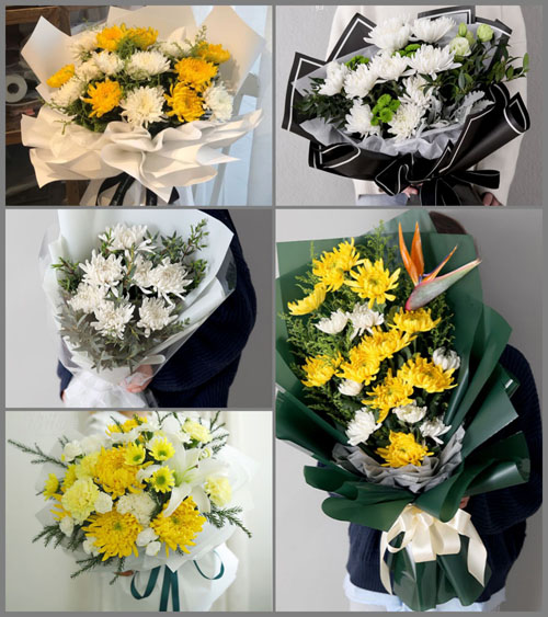 陕西西安市高陵区鹿苑街道白事花束代送